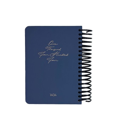 تقویم سال 1404 فنری پالتویی جلد سخت دات نوت - طرح 4