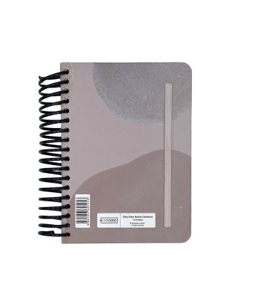 تقویم سال 1404 فنری پالتویی جلد سخت دات نوت - طرح 9