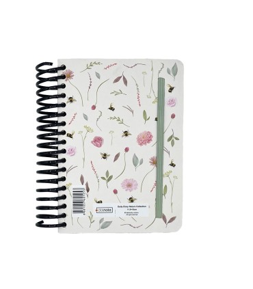 تقویم سال 1404 فنری پالتویی جلد سخت دات نوت - طرح 14