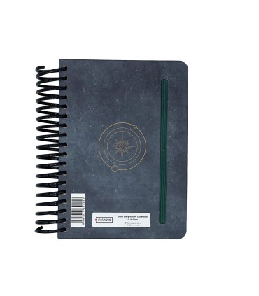 تقویم سال 1404 فنری پالتویی جلد سخت دات نوت - طرح 15