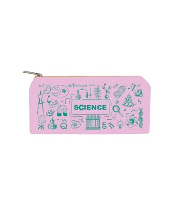 زیپ کیف دات نوت مدل Science سایز B5 رنگ صورتی