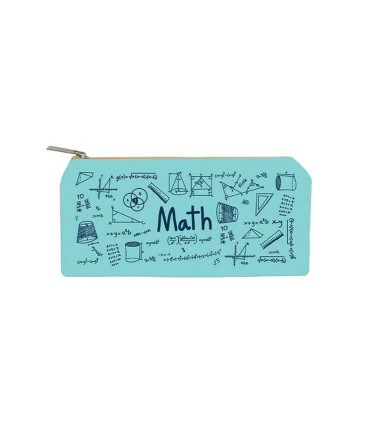 زیپ کیف دات نوت مدل Math سایز B5 رنگ فیروزه ای