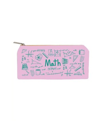 زیپ کیف دات نوت مدل Math سایز B5 رنگ صورتی