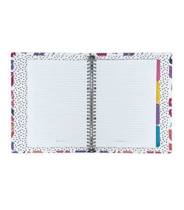 دفتر کلاسور 26 حلقه 100 برگ پیل