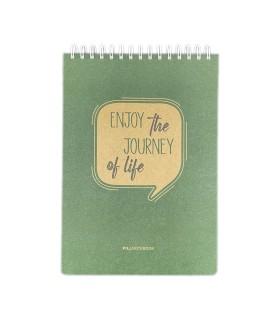 دفتر یادداشت پیل سایز A4 مدل گیومه طرح Enjoy