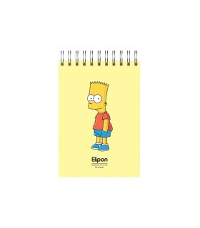 دفتر یادداشت فانتزی 80 برگ سیمی الیپون - کد 2621368