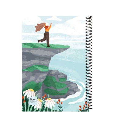 دفتر 80 برگ وزیری سیمی کلاسیک الیپون - کد 2311551