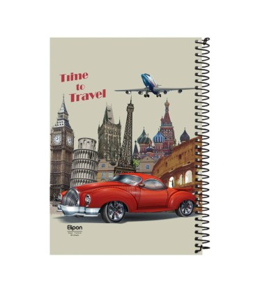 دفتر 80 برگ وزیری سیمی کلاسیک الیپون - کد 2311555