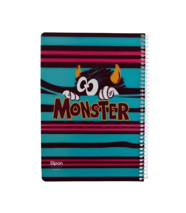 دفتر 60 برگ وزیری سیمی فانتزی الیپون - کد 2231325