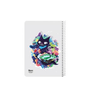 دفتر 100 برگ وزیری سیمی فانتزی الیپون - کد 2393237