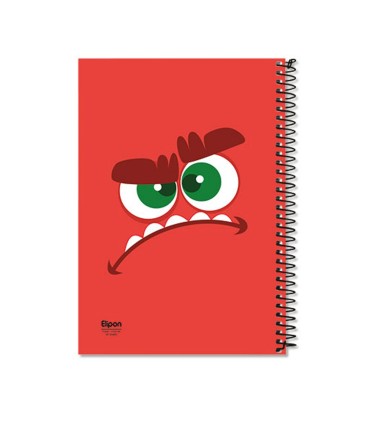 دفتر 40 برگ وزیری سیمی فانتزی الیپون - کد 2121529