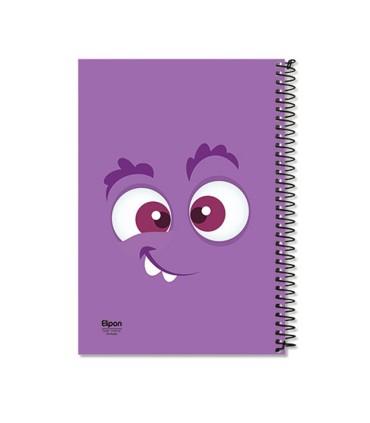 دفتر 40 برگ وزیری سیمی فانتزی الیپون - کد 2121528