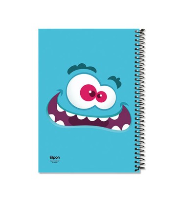 دفتر 40 برگ وزیری سیمی فانتزی الیپون - کد 2121526