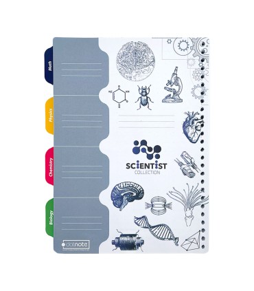 یدک دفتر کلاسور 26 حلقه دات نوت 100 برگ طرح My Science
