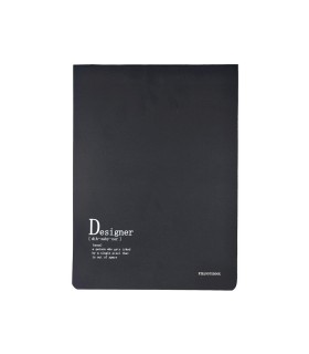 دفتر طراحی پیل مدل کانسپت طرح Designer سایز A4 - رنگ مشکی