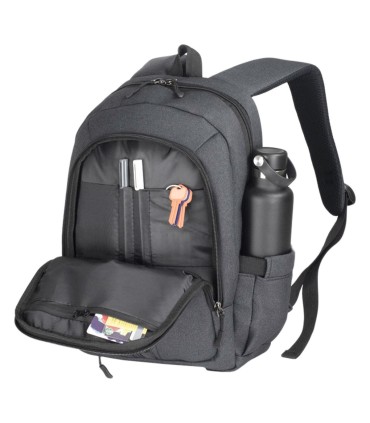 کوله پشتی لپ تاپ KULE مدل KL-15011 مناسب برای لپ تاپ 15.6 اینچی طوسی