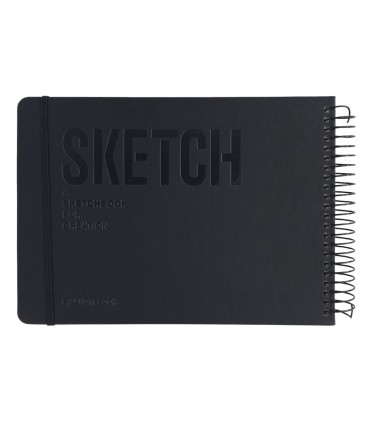 دفتر طراحی 60 برگ پیل مدل SKETCH سایز A5 - رنگ مشکی