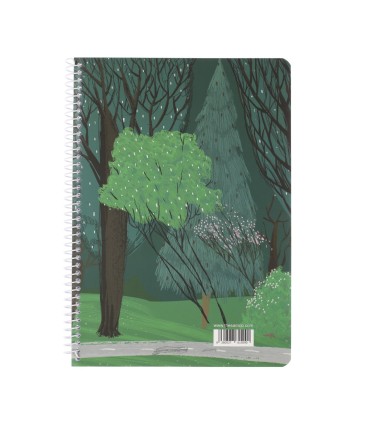 دفتر وزیری فانتزی 80 برگ سم- طرح  دوچرخه