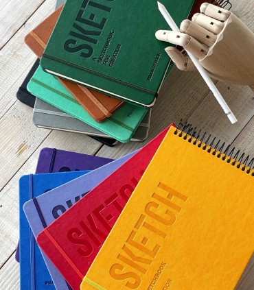 دفتر طراحی 60 برگ پیل مدل SKETCH سایز A5