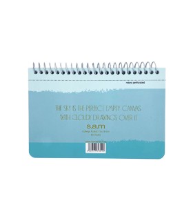 دفتر یادداشت سم با پرفراژ 10×15 سیم از 15 - طرح Sky