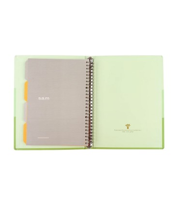 کلاسور 100 برگ 26 حلقه سم - طرح طبیعت