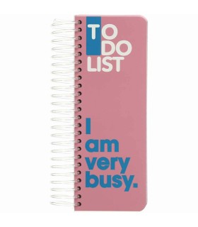 دفتر سیمی TO-DO دات نوت 120 برگ طرح I Am Very Busy