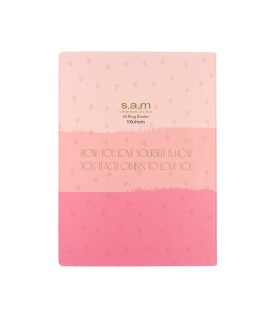 کلاسور 100 برگ 26 حلقه سم - طرح قلب