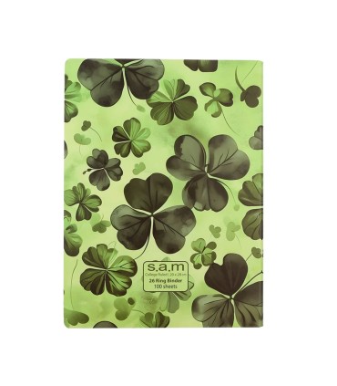 کلاسور 100 برگ 26 حلقه سم - طرح شبدر