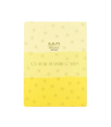 کلاسور 100 برگ 26 حلقه سم - طرح خورشید