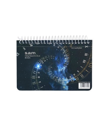 دفتر یادداشت سم با پرفراژ 10×15 سیم از 15 - طرح کهکشان