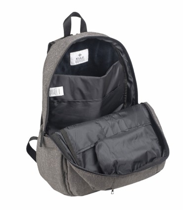 کوله پشتی لپ تاپ KULE مدل KL-15010 مناسب برای لپ تاپ 15.6 اینچی قهوه ای