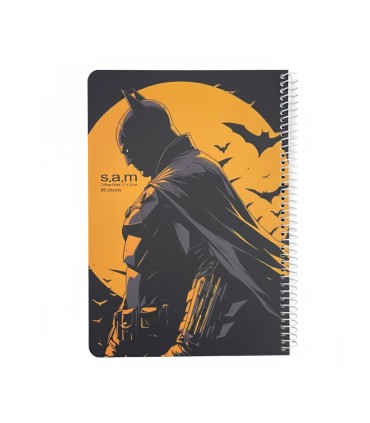 دفترسیمی وزیری فانتزی 80 برگ سم- طرح Batman