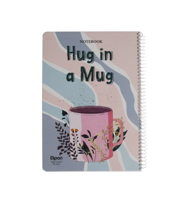 دفتر 100 برگ وزیری سیمی مجلد الیپون - کد 2411600