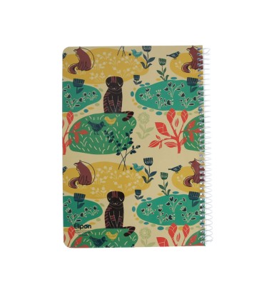 دفتر 100 برگ وزیری سیمی مجلد الیپون - کد 2781291