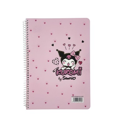 دفترسیمی وزیری فانتزی 80 برگ سم- طرح Kuromi