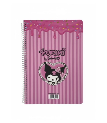 دفترسیمی وزیری فانتزی 80 برگ سم- طرح Kuromi2