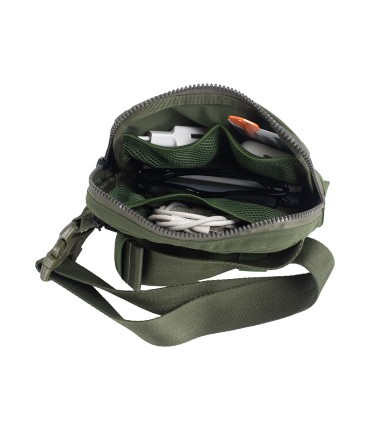 کیف کمری و کراس بادی KULE مدل KL-7501 زیتونی