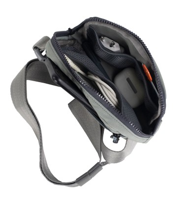 کیف کمری و کراس بادی KULE مدل KL-7501 طوسی روشن