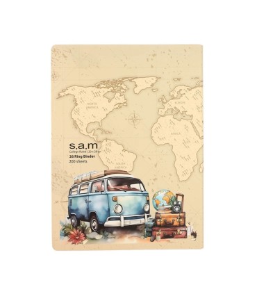 کلاسور 200 برگ 26 حلقه سم - طرح سفر