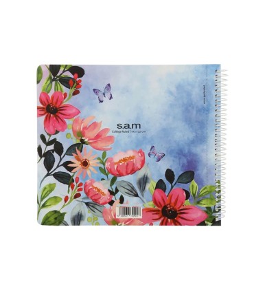 دفتر خشتی 200 برگ سم طرح گلستان