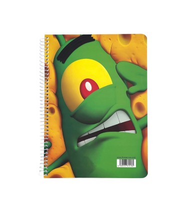 دفترسیمی وزیری فانتزی 100 برگ سم- طرح PLANKTON