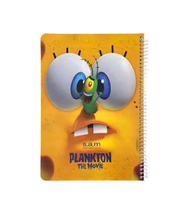 دفترسیمی وزیری فانتزی 100 برگ سم- طرح PLANKTON