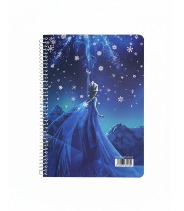 دفترسیمی وزیری فانتزی 100 برگ سم- طرح Frozen