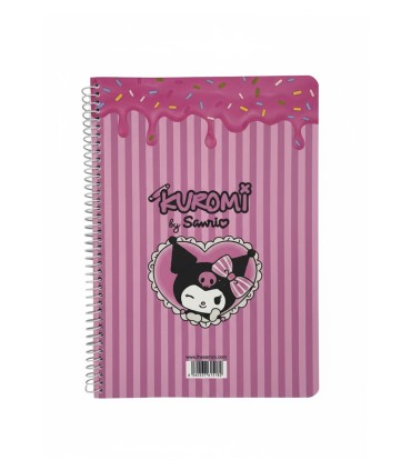 دفترسیمی وزیری فانتزی 100 برگ سم- طرح Kuromi2