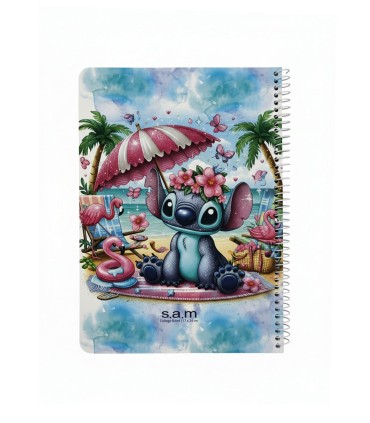 دفترسیمی وزیری فانتزی 100 برگ سم- طرح Stitch