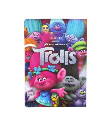 دفتر شومیز فانتزی 100 برگ سم- طرح Trolls