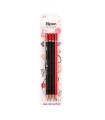 مداد مشکی - قرمز کلاسیک شش گوش الیپون بسته 4 تایی (1+3)  - کد 8110002