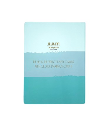 کلاسور 200 برگ 26 حلقه سم - طرح Sky