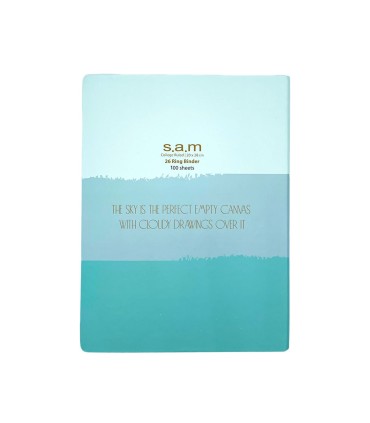 کلاسور 100 برگ 26 حلقه سم - طرح Sky