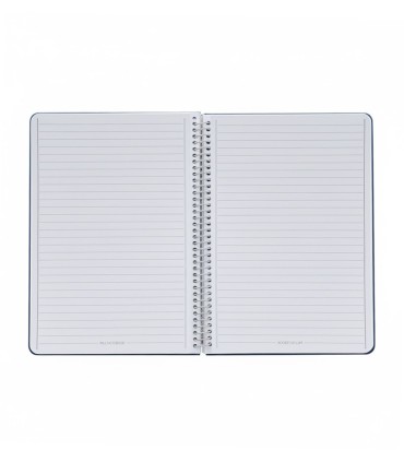 دفتر سیمی وزیری جلد سخت  200 برگ بلوپرینت پیل